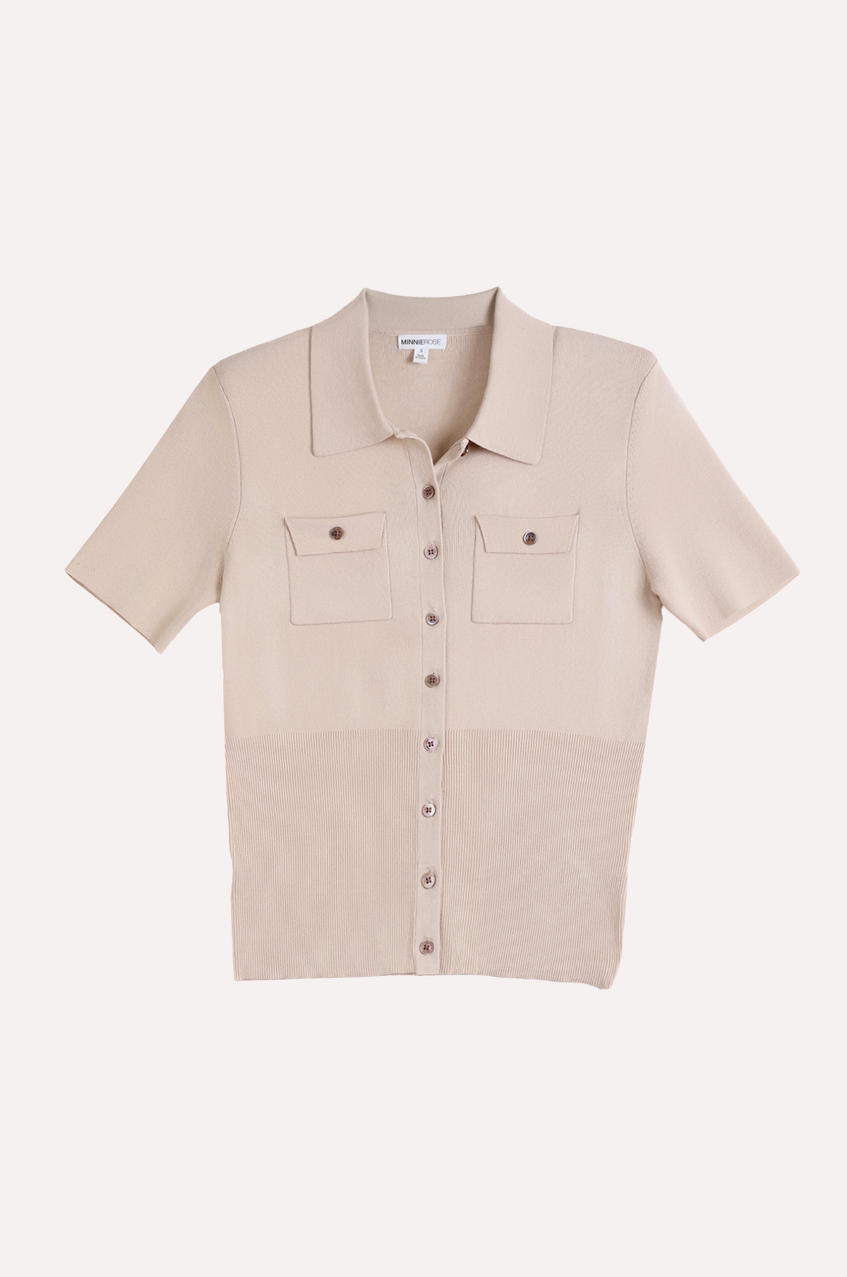 SS Collared Shirt W/Pockets