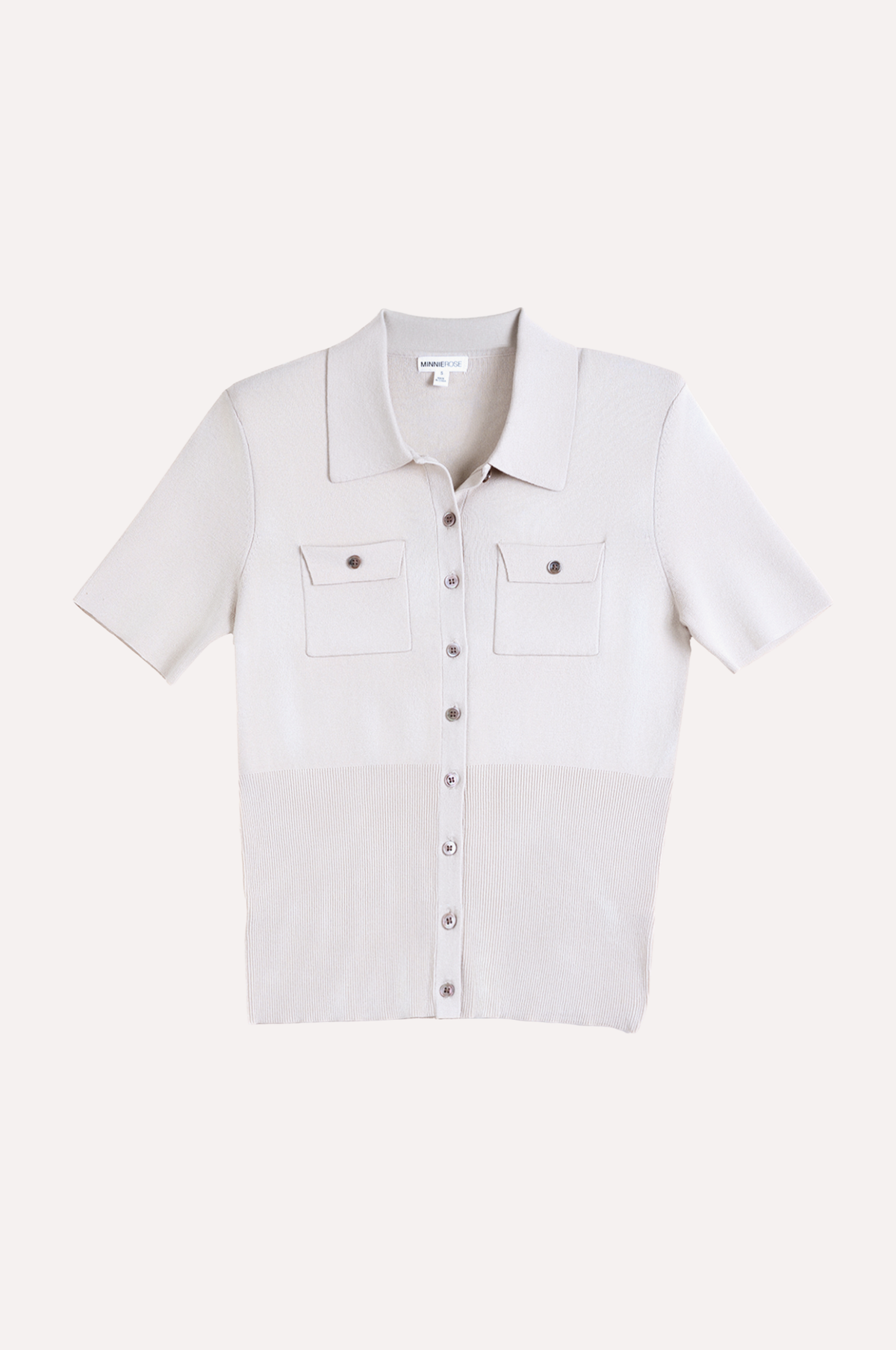 SS Collared Shirt W/Pockets