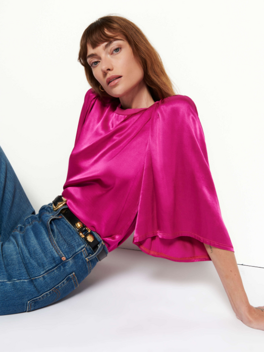 Donna Bell Sleeve Blouse