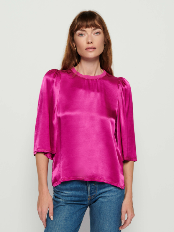 Donna Bell Sleeve Blouse