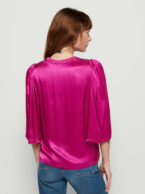 Donna Bell Sleeve Blouse