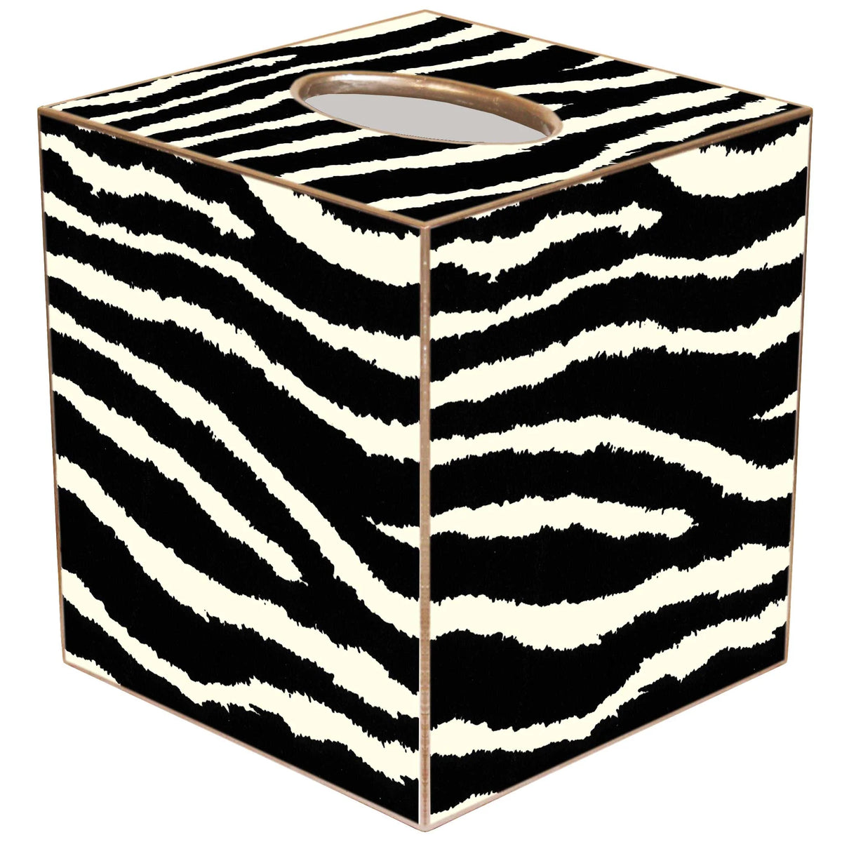 ZEBRA TISSUE BOX COVER