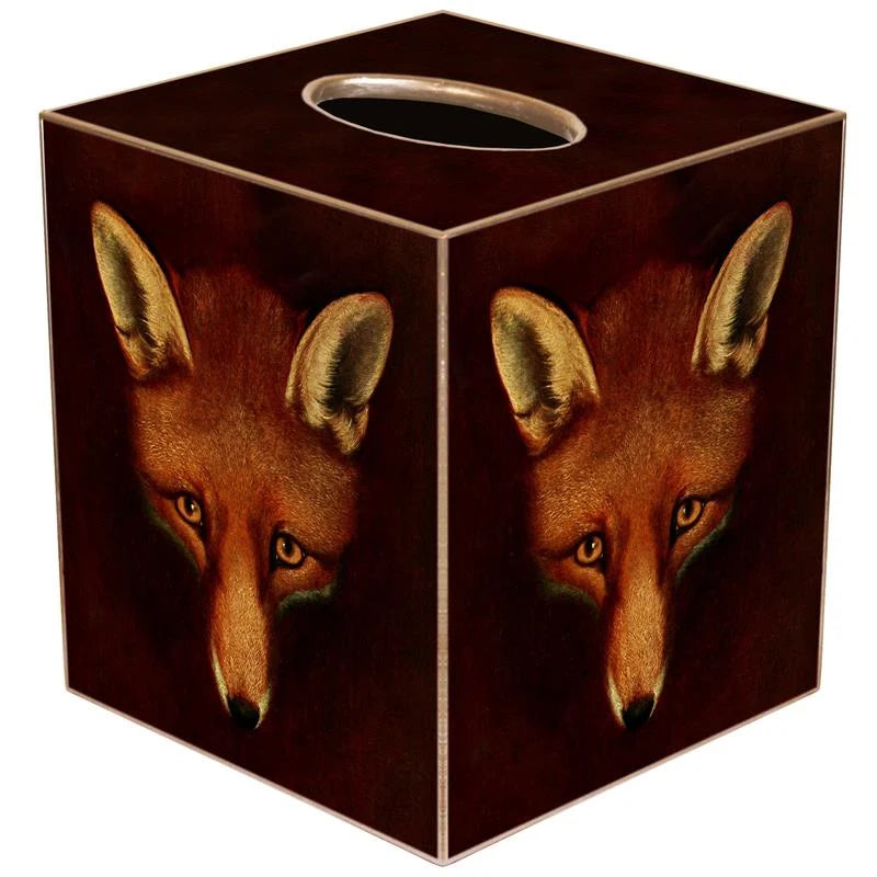 FOX MASK TISSUE BOX COVER