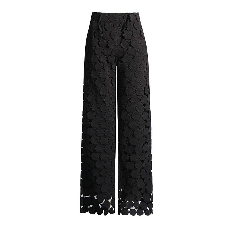 Tassel High-Waist Trousers