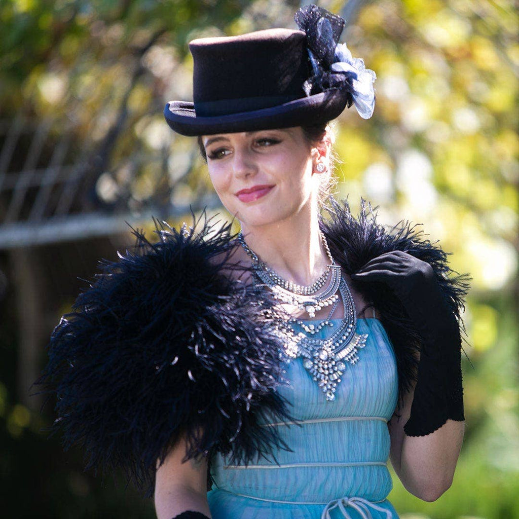 Ostrich Bolero - Feather Shoulder Wrap