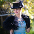 Ostrich Bolero - Feather Shoulder Wrap