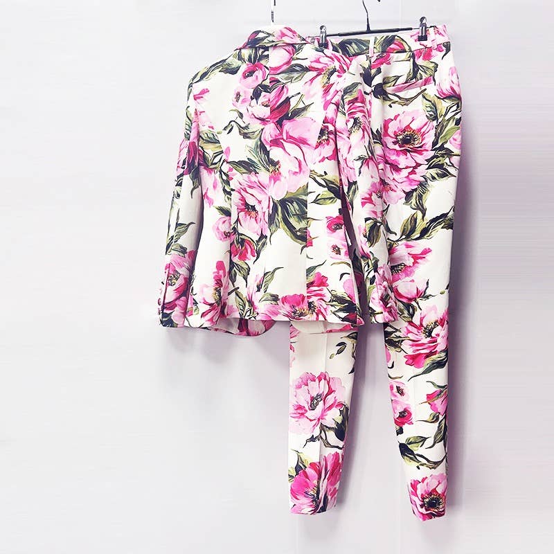 Two-Piece Suit – Casual Elegance with Skinny Pants