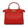 ITALIAN LEATHER HANDLE AND CROSSBODY BAG