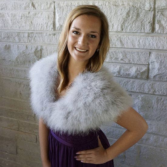 Marabou Feather Shawl w/Hook