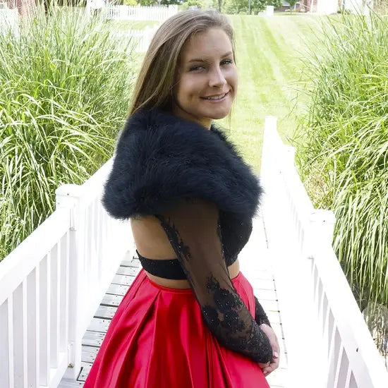 Marabou Feather Shawl w/Hook