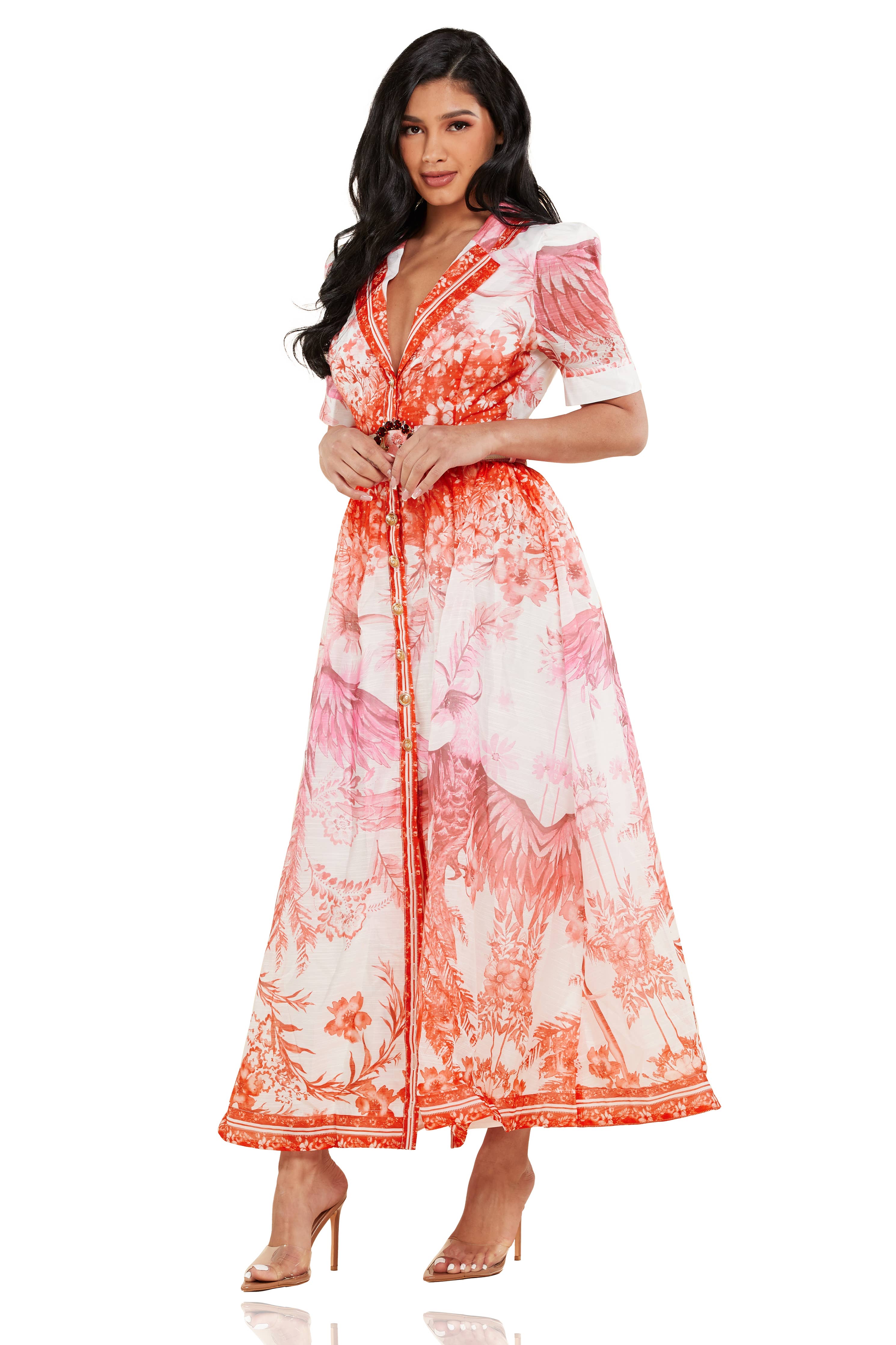 Island Oasis Floral Dress: A Captivating Fusion of Elegance