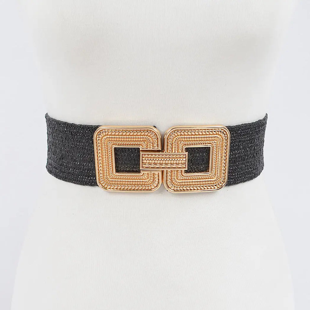 Square Metal Buckle Belt