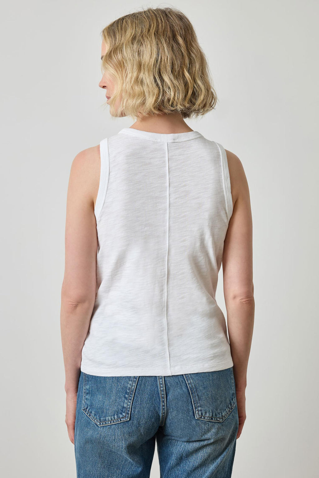COTTON BACK SEAM TANK TOP