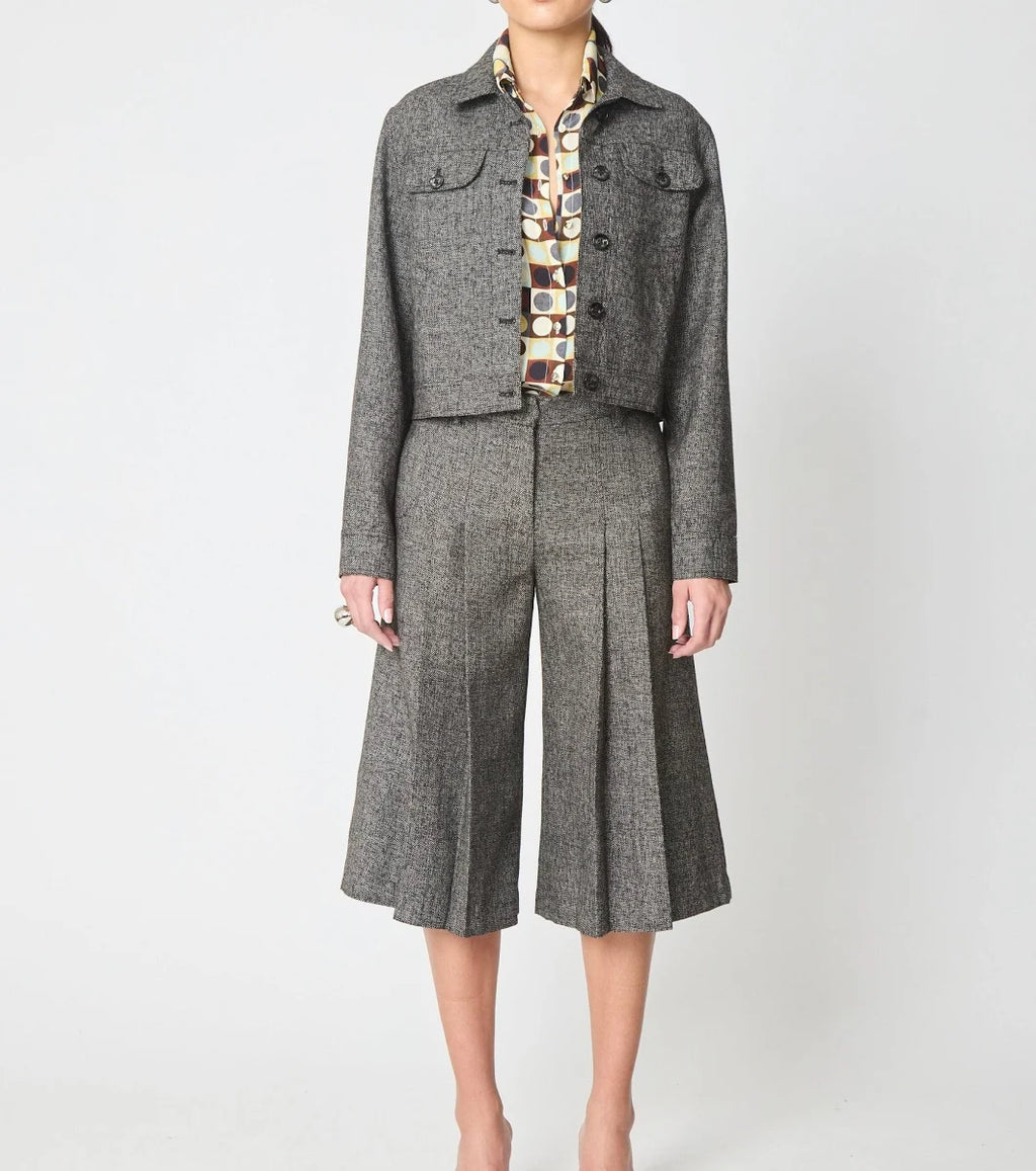 Black Tweed Waylon Jacket