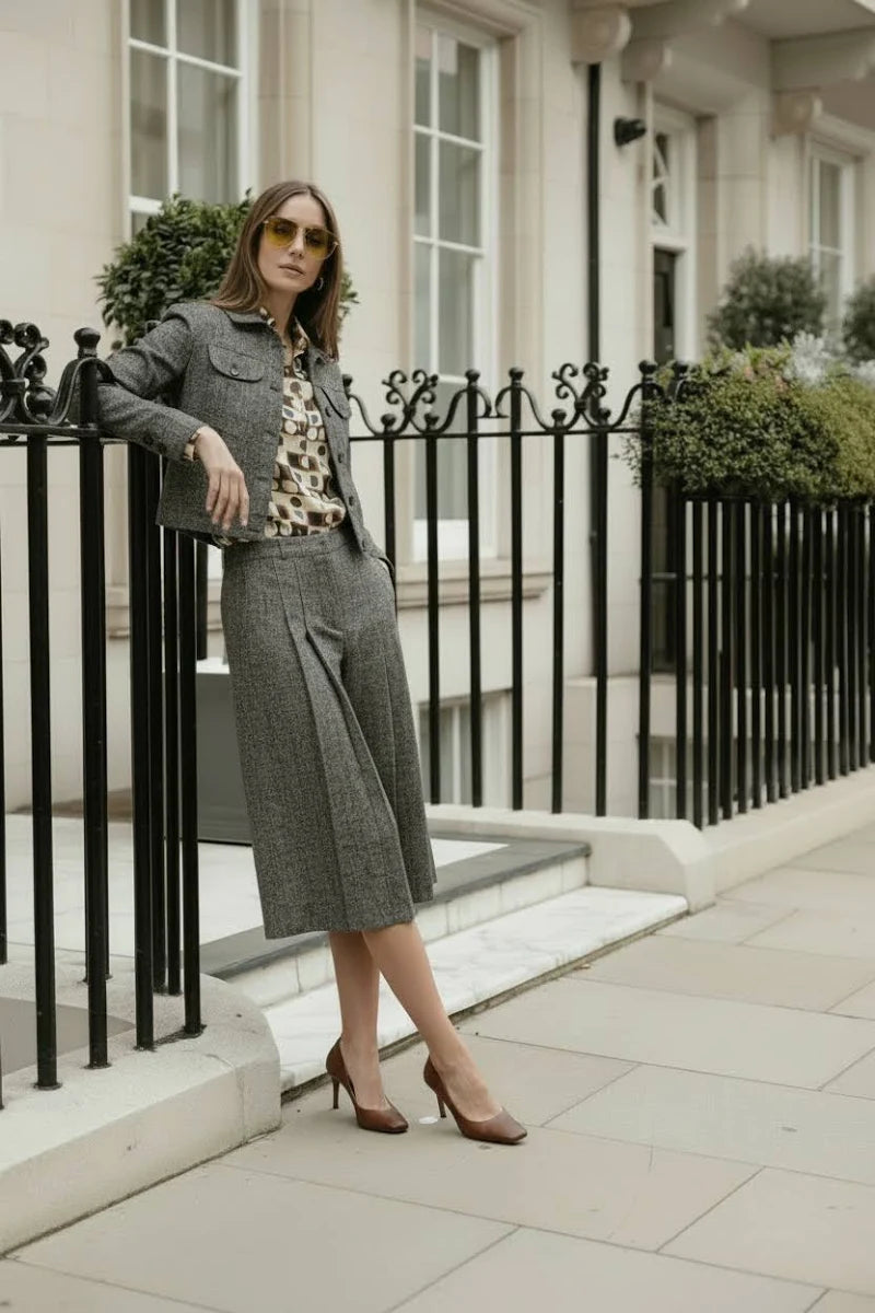 Black Tweed Waylon Jacket