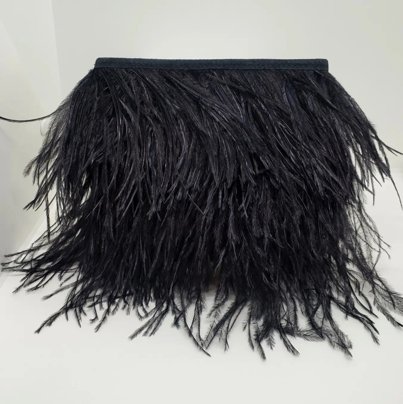 Ostrich Feather Clutch