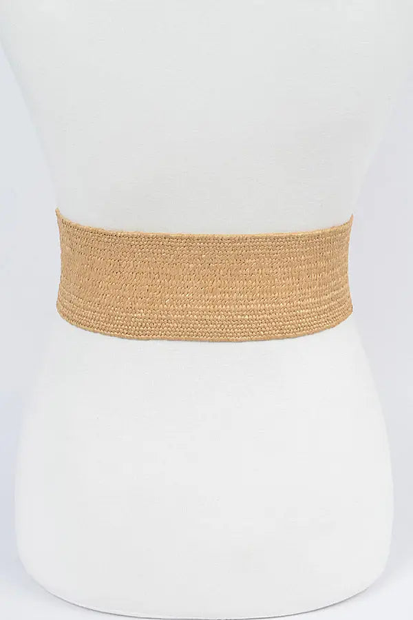 Straw & Bamboo Belt