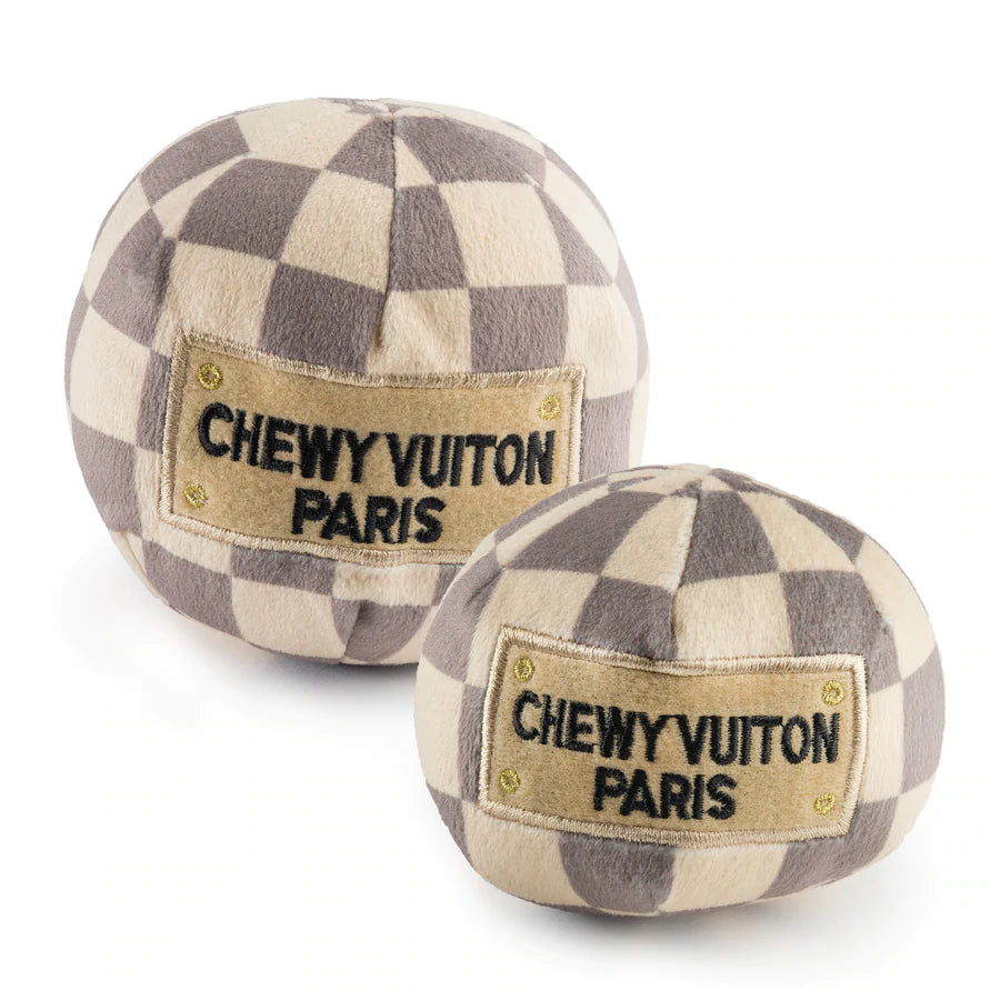 Checker Chewy Vuiton Dog Toy